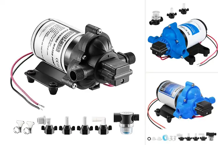 Detailed view of Best 12V DC RV Pump For Marine Use