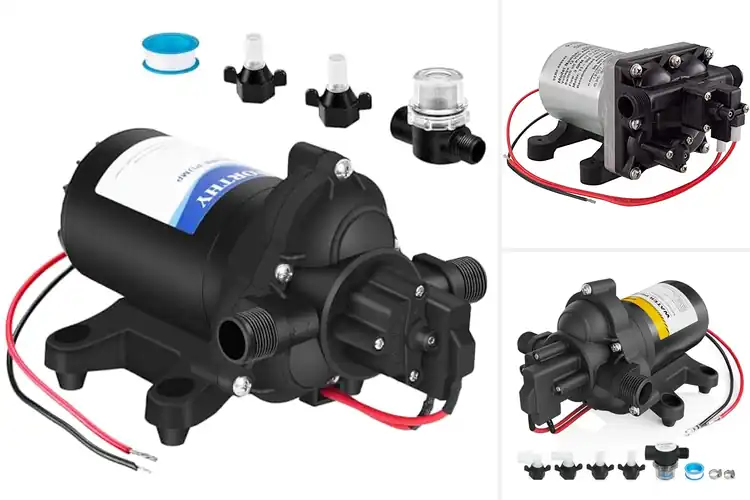 Detailed view of Best 12V RV Water Pump For Campers