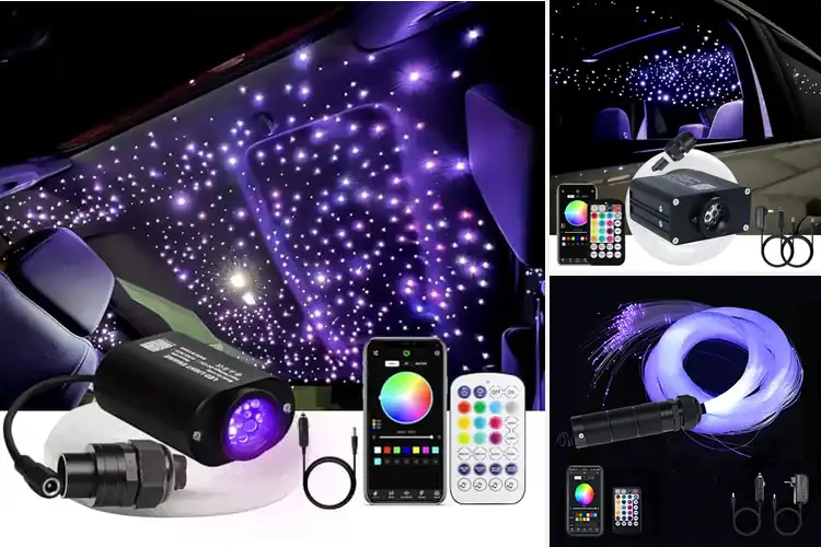 Detailed view of Best 150Pcs Fiber Optic Kit: Transform Your Space with Magic