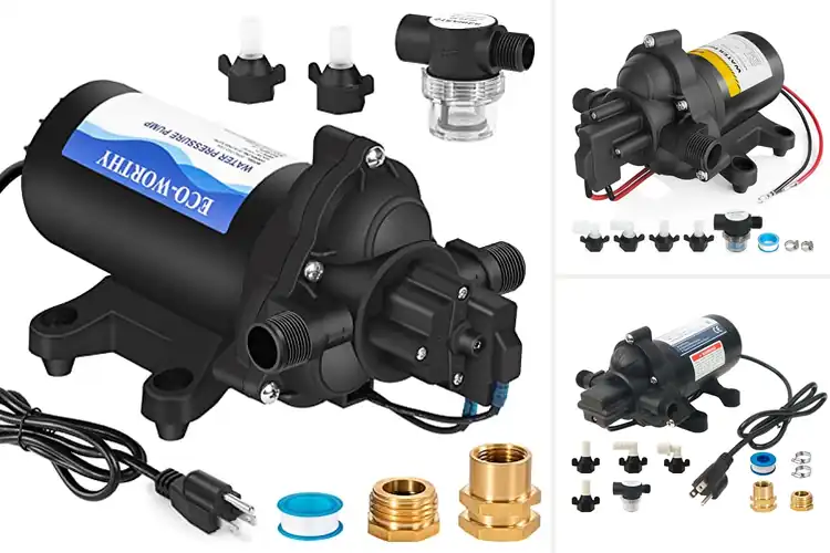 Detailed view of Best Auto Start Stop RV Water Pump
