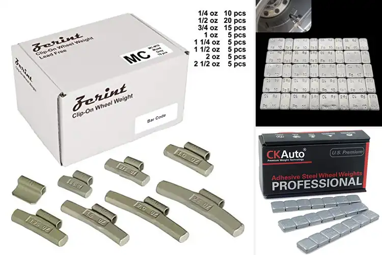 Detailed view of Best Balance Wheel Weights Kit