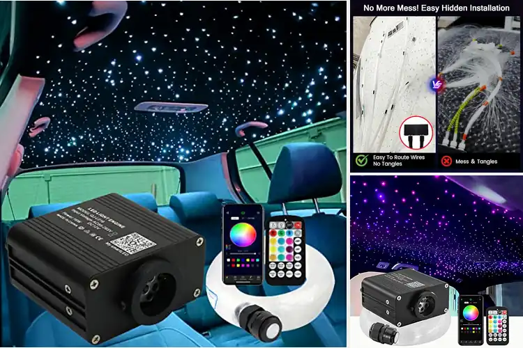 Detailed view of Best Car Headliner Fiber Optic Kit