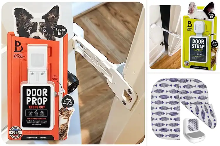 Detailed view of Best Cat Doors for Litter Boxes