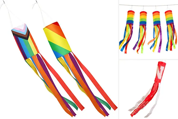 Detailed view of Best College Pride Windsocks