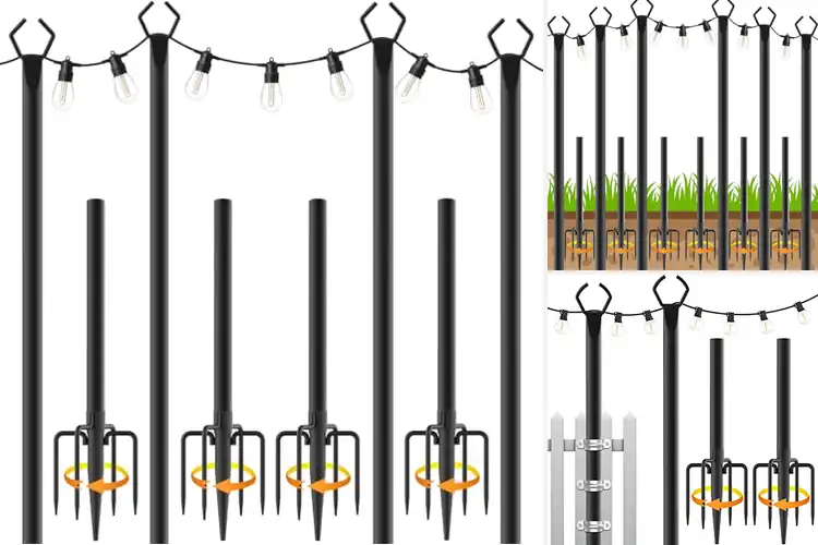 Detailed view of Best Garden Light Poles
