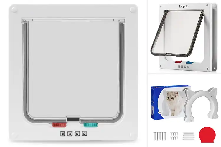 Detailed view of Best Indoor Cat Door Installations
