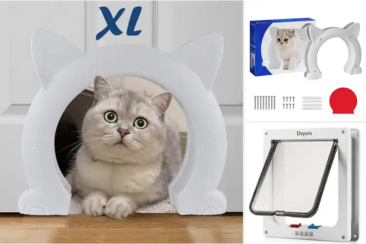 Detailed view of Best Indoor Cat Door: Freedom for Your Feline