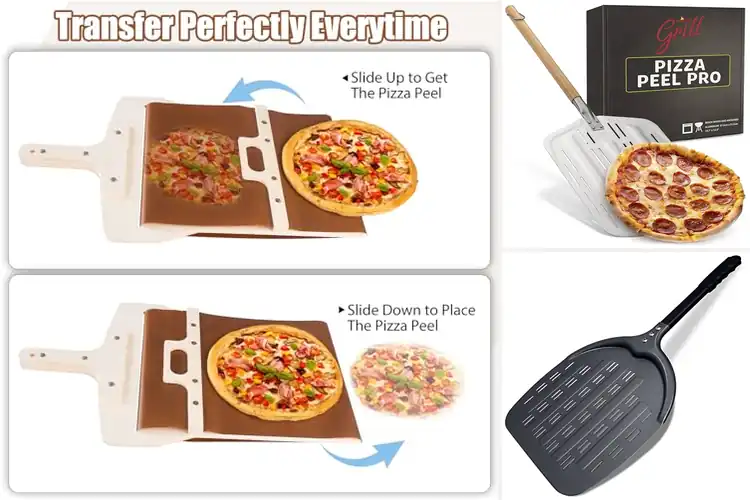 Detailed view of Best Non-Stick Pizza Peels Cleanable