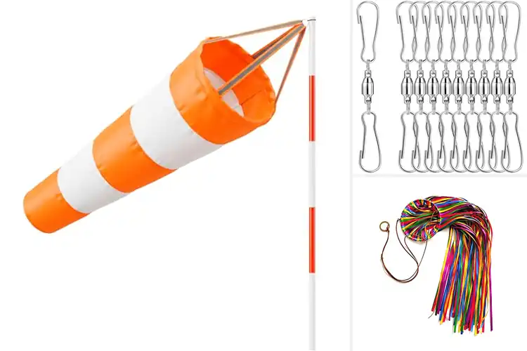 Detailed view of Best Outdoor Wind Sock Displays