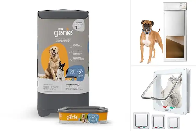 Detailed view of Best Pet Door For Odor Control