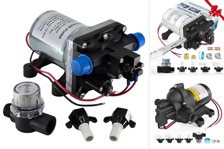 Detailed view of Best Quiet RV Water Pump Self Priming