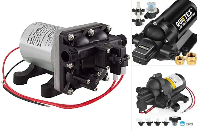 Detailed view of Best Quiet RV Water Pumps