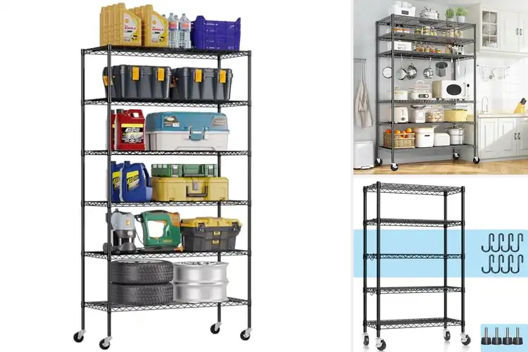 Detailed view of Best Rolling Shelving Units