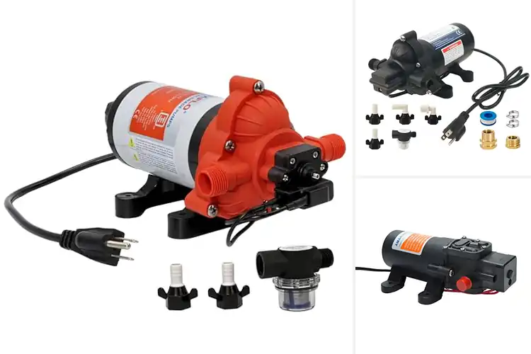 Detailed view of Best RV Marine Caravan Water Pump