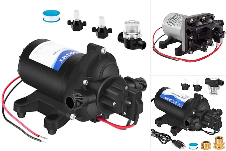 Detailed view of Best RV Water Pump