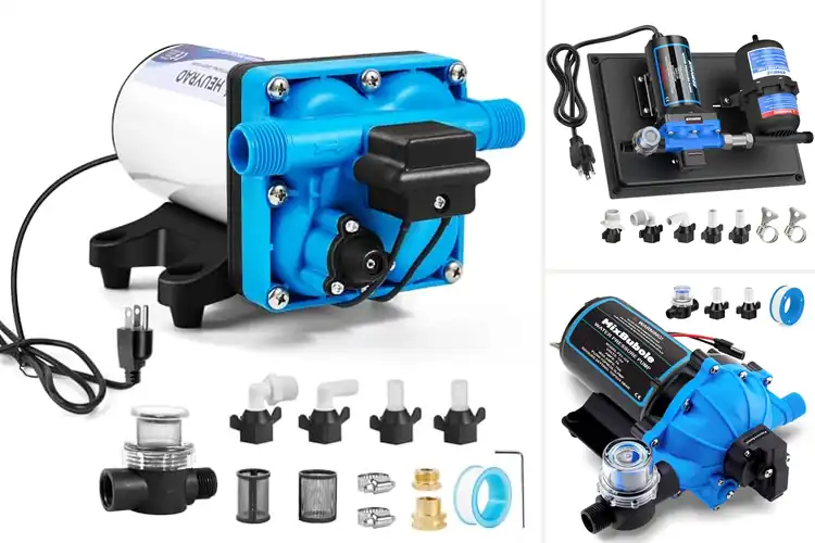 Detailed view of Best Silent Operation RV Water Pump