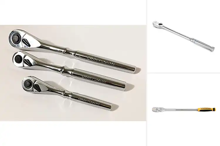 Detailed view of Best Solid Teardrop Handle Ratchets
