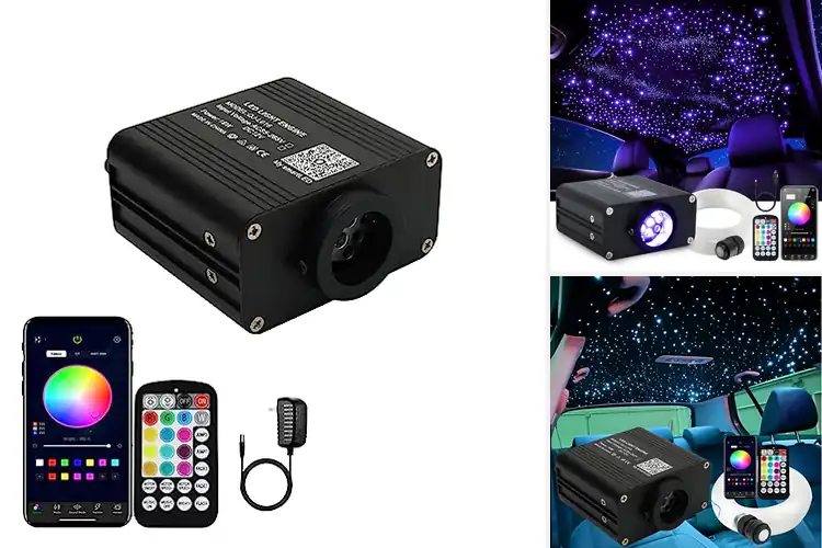 Detailed view of Best Sound Activated Fiber Optic Lights