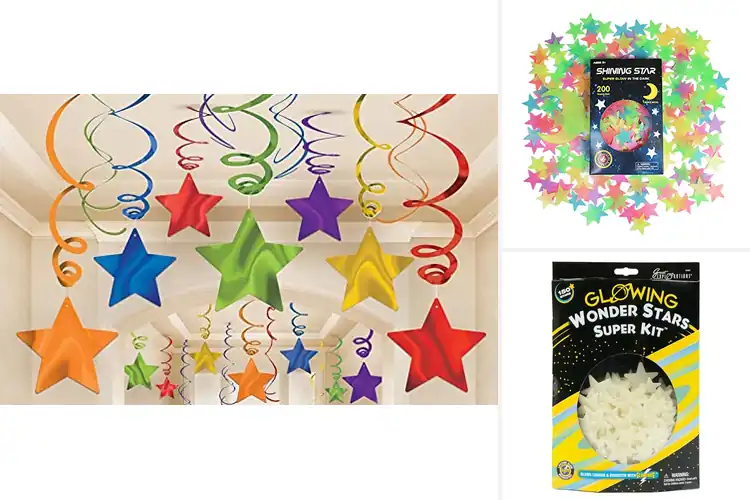 Detailed view of Best Star Ceiling Decorations