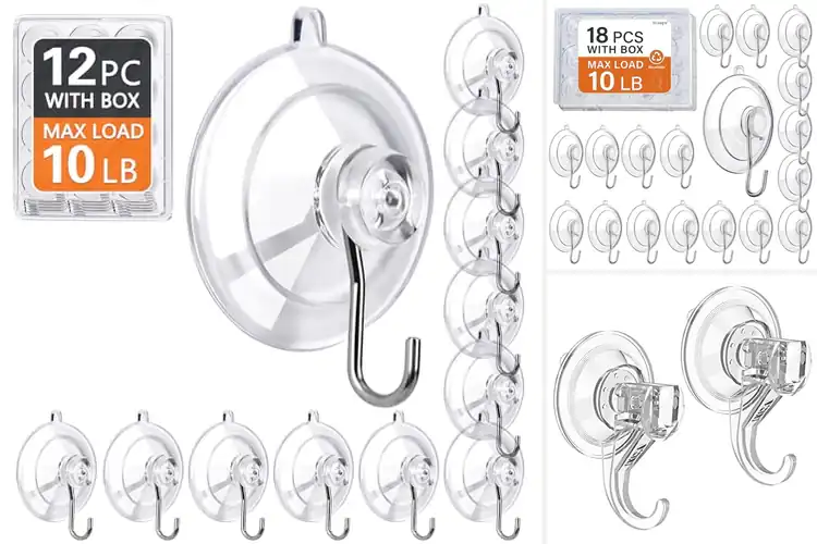 Detailed view of Best Suction Cup Hooks: Powerful Grip, Tidy Home